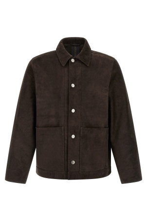 Fiore suede jacket Brown
