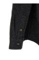 'Laser Monogram Denim' overshirt Black