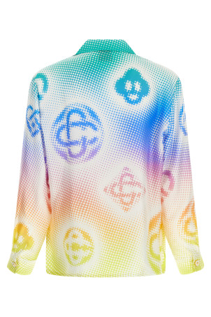 'Halftone Logo' shirt Multicolor