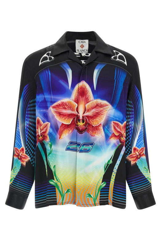 'Orchid Racer' shirt Multicolor