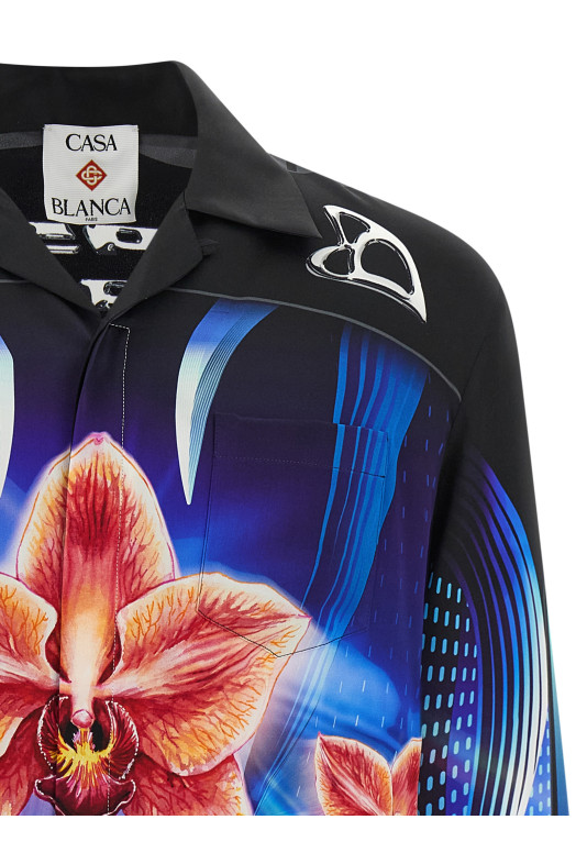 'Orchid Racer' shirt Multicolor