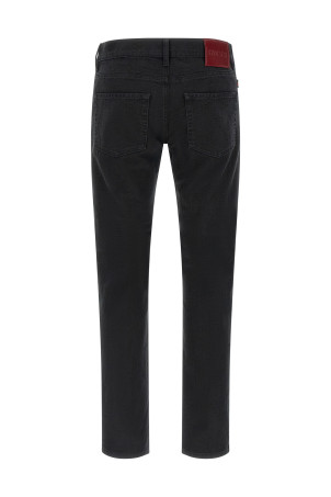 GG jacquard denim jeans Black