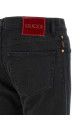 GG jacquard denim jeans Black