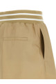 Pleated shorts Beige
