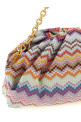 'zig zag lurex' shoulder bag Multicolor