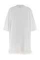 Feather dress White
