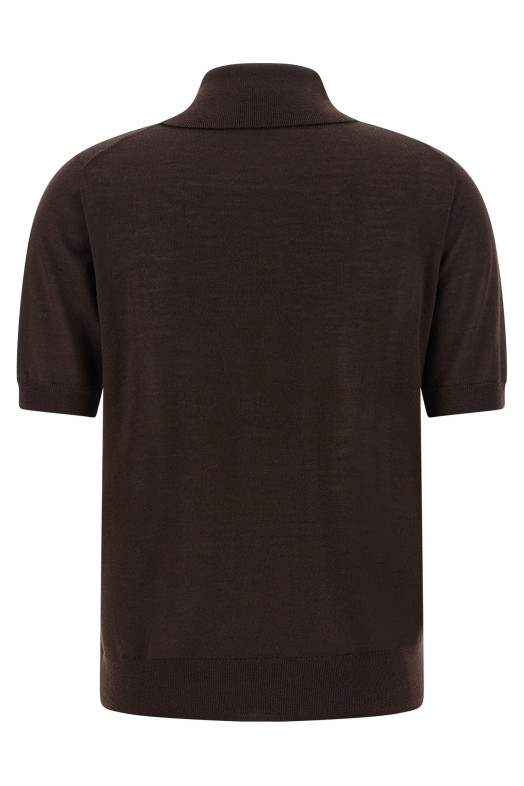 'Linfa26' polo shirt Brown