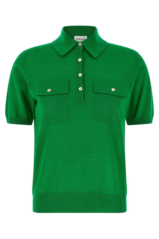 'Linfa26' polo shirt Green