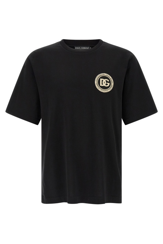 'DG' patch t-shirt Black