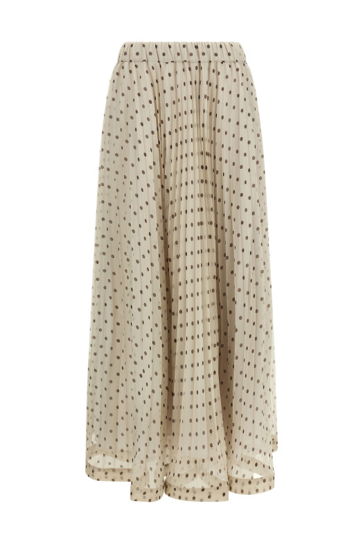 'Pallina' skirt Beige