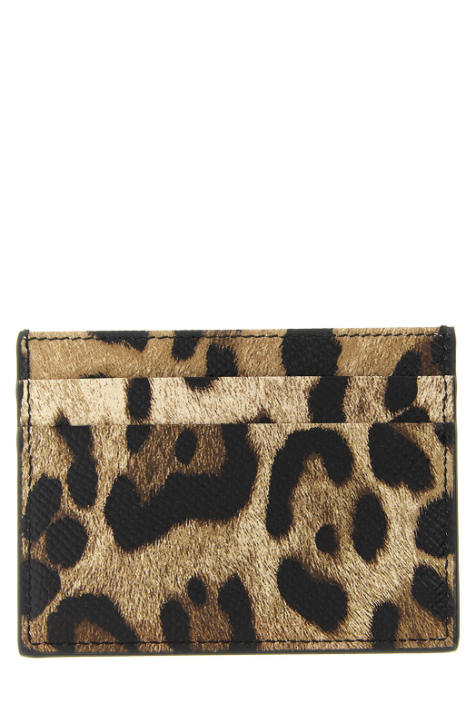 Animal print card holder Multicolor