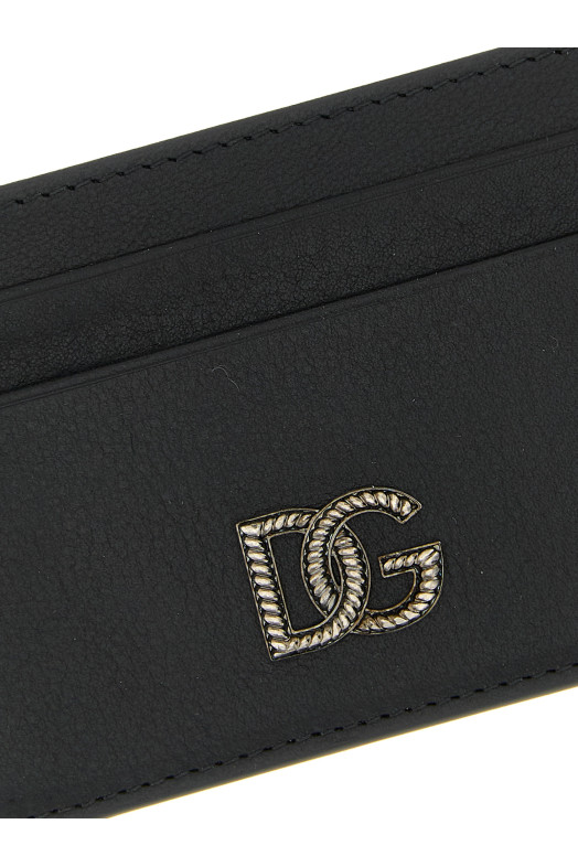 Logo card holder Black