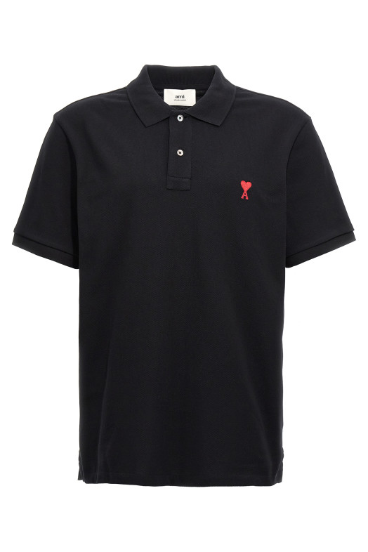 'Ami De Coeur' polo shirt Black