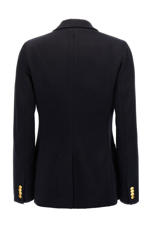 'Crest logo' blazer Blue