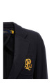 'Crest logo' blazer Blue