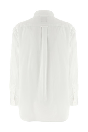 Embroidered cuffs shirt White