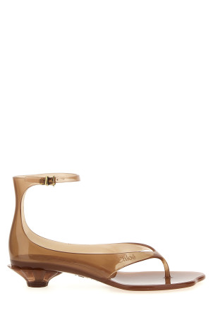 'Chloé Jelly' sandals Brown