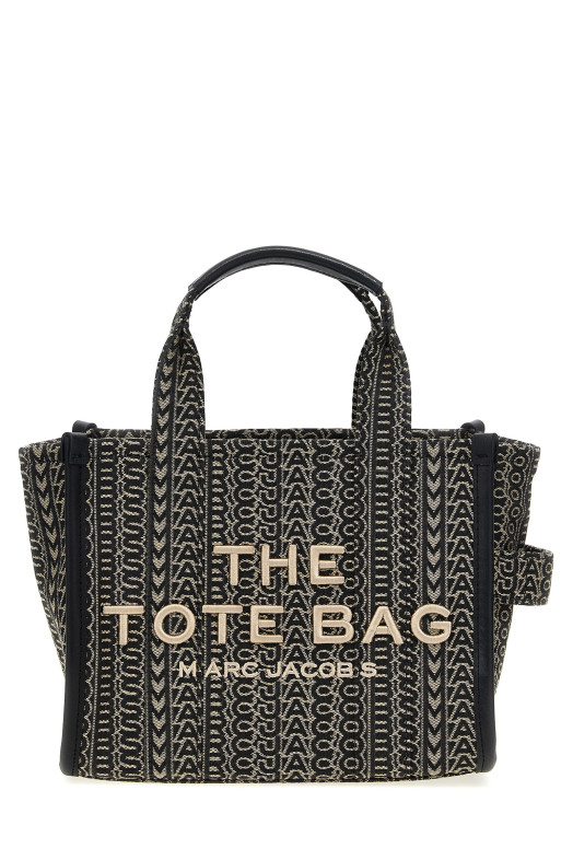 'The Monogram Jacquard Small Tote' handbag Black