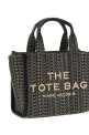 'The Monogram Jacquard Small Tote' handbag Black