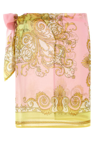 'Spring Barocco' Beach cover-up skirt Multicolor