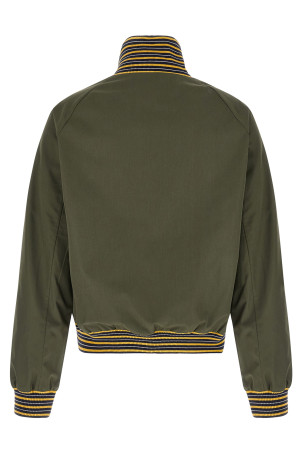 Logo bomber jacket Green