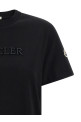 Logo embroidery t-shirt Black
