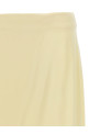 Атласная юбка с боковым разрезом Желтый JIL SANDER (J03MA0113J65022337)