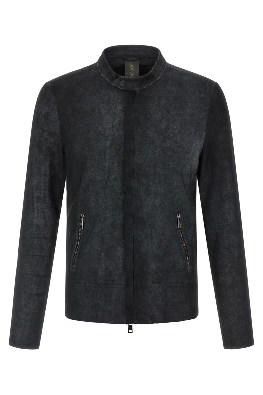 Stretch biker jacket Black