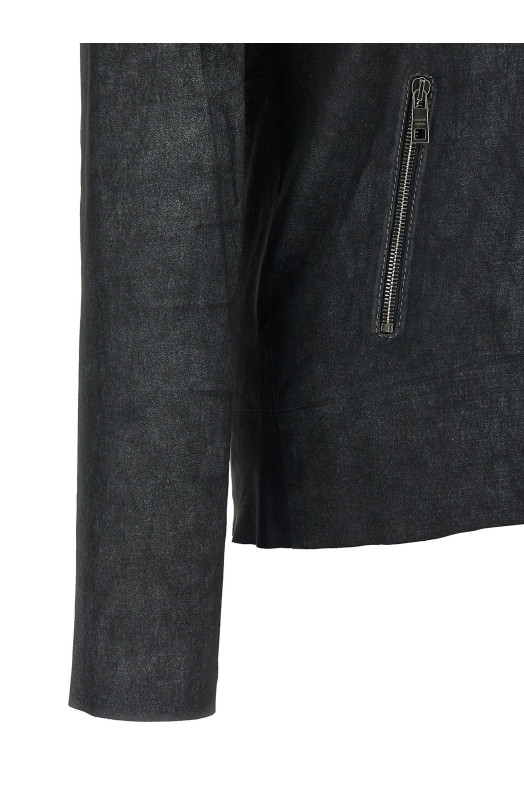 Stretch biker jacket Black