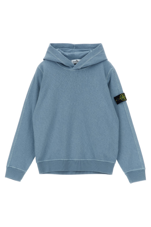 Malfilé cotton hoodie BLUE