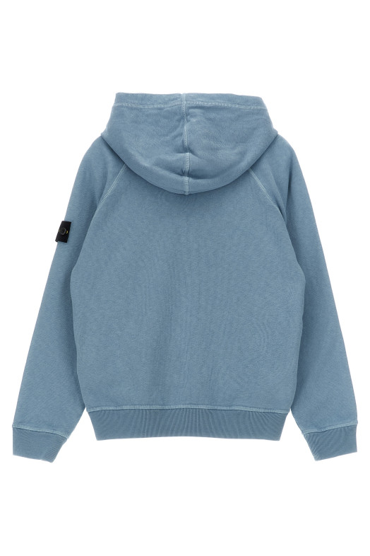 Malfilé cotton hoodie BLUE