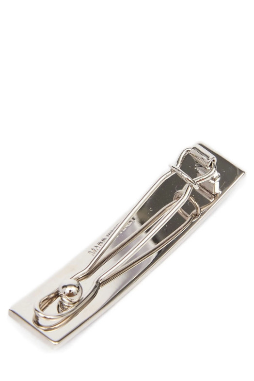 'Numeric' hair clip Silver