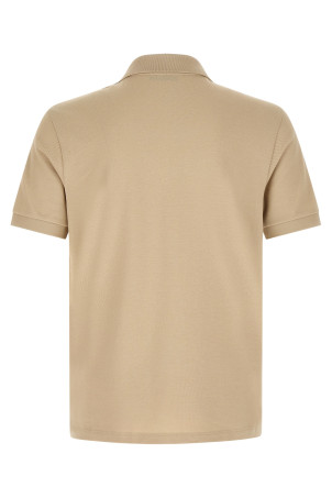 Piqué polo shirt Beige
