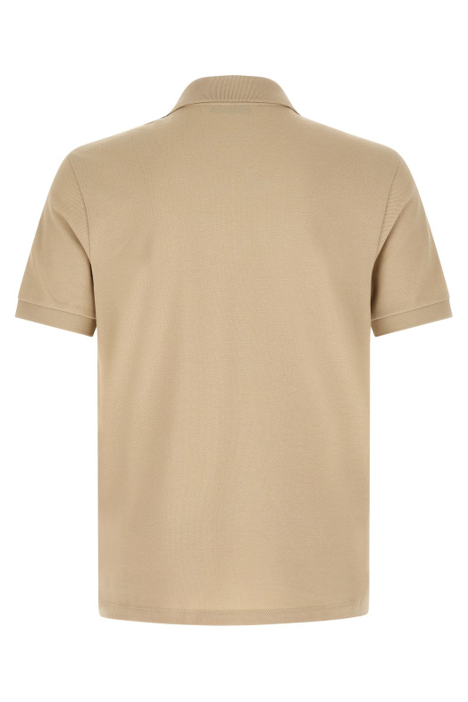 Piqué polo shirt Beige