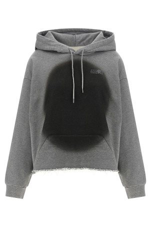 'Numeric Signature MM6' spray hoodie Gray