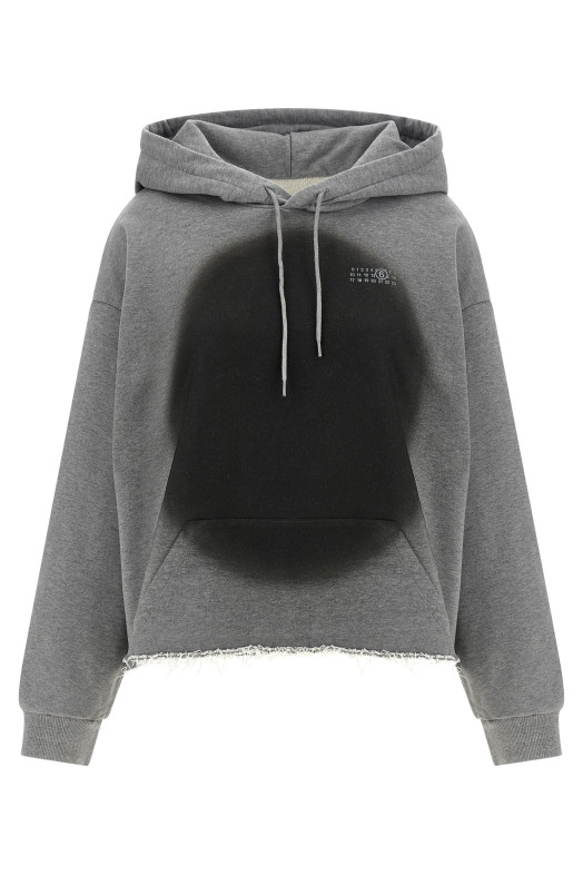'Numeric Signature MM6' spray hoodie Gray