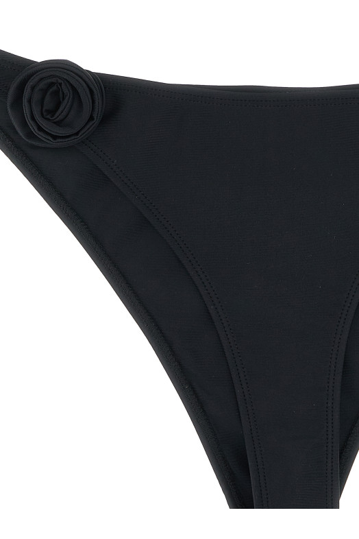 'Flower' bikini bottoms Black