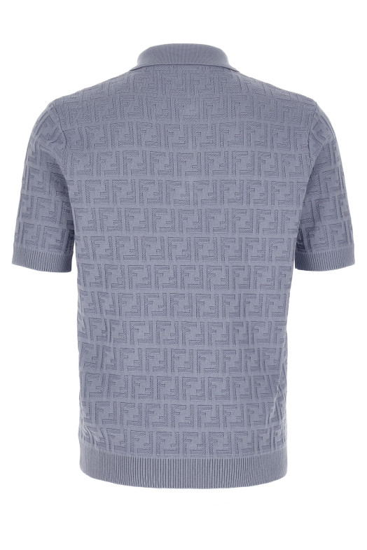 FF cotton polo shirt BLUE