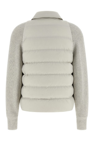 'Shiny Flap Detail' down jacket Gray