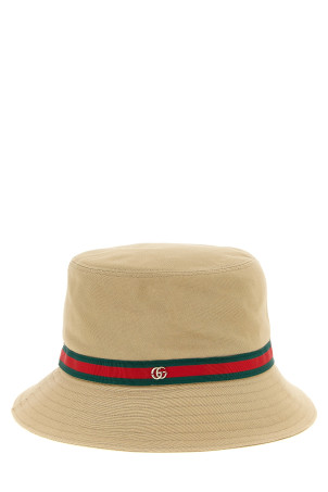 Web Tape bucket hat  Beige