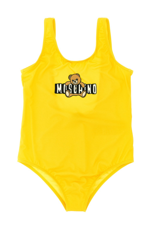 'Moschino Teddy Bear' one-piece swimsuit Yellow