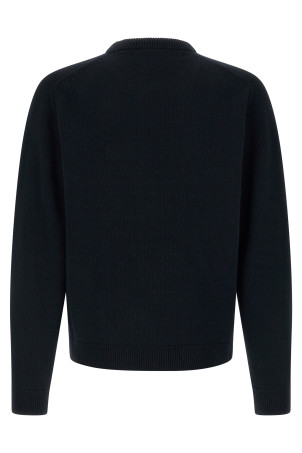 Gucci logo intarsia sweater Blue