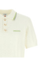 'TennisBouclé' polo shirt White