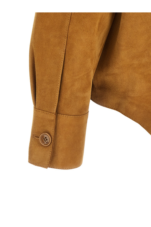 'Ami de Coeur' overshirt Brown