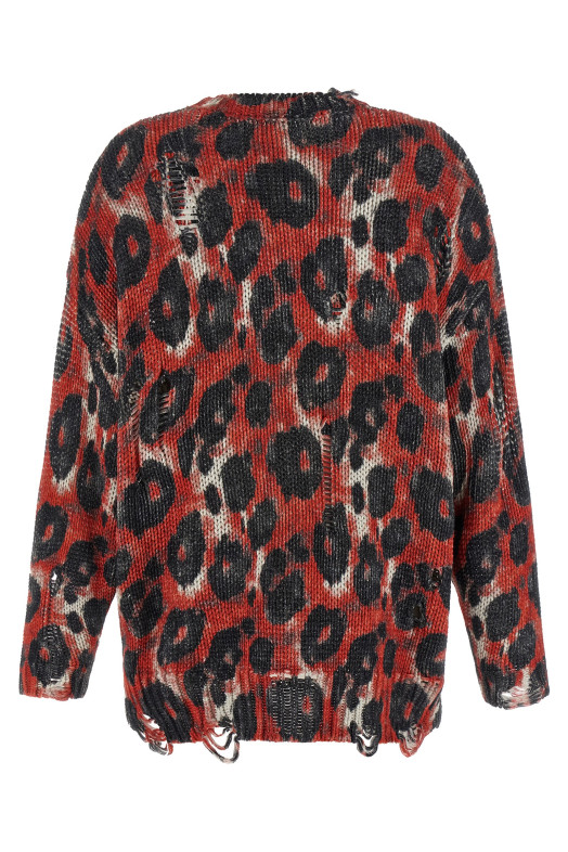 Torn sweater Red
