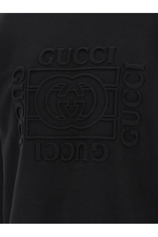 'Incrocio GG' sweatshirt Black