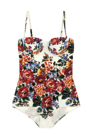 'Re-Edition 2000' one-piece swimsuit White