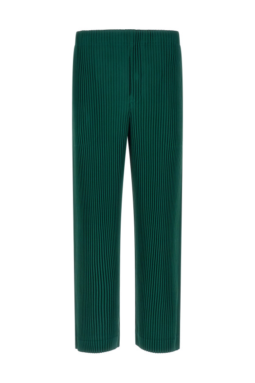 'Color Pleats 1' pants Green