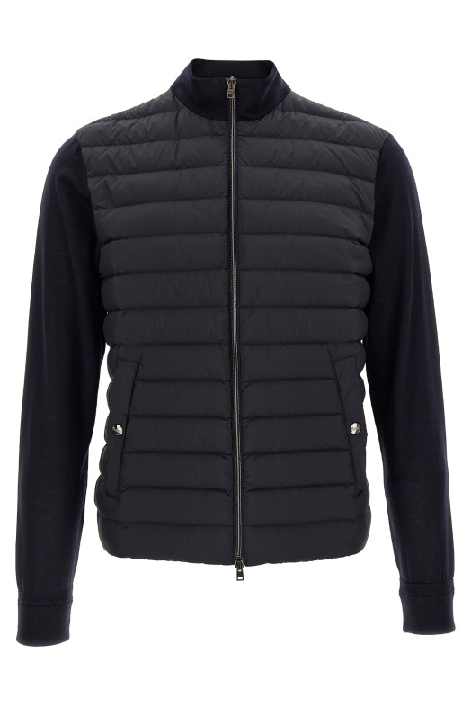 Padded cardigan Blue