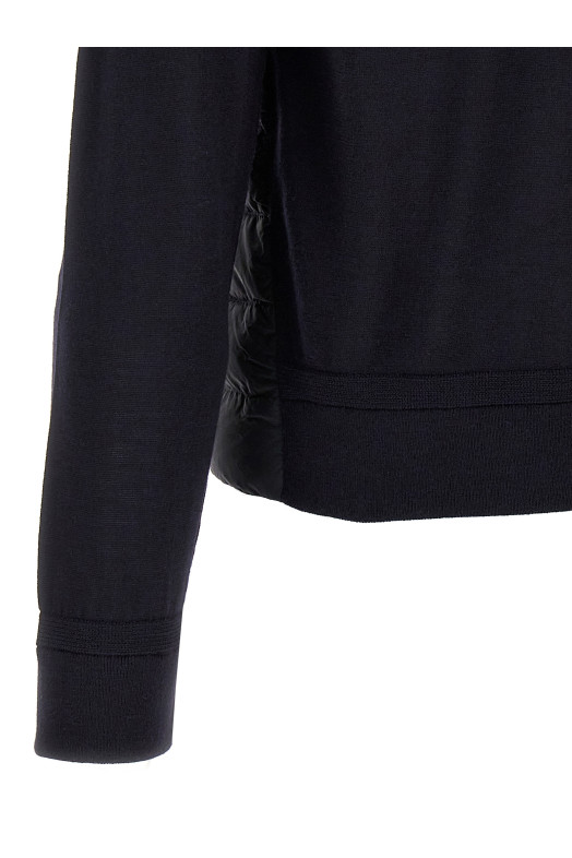 Padded cardigan Blue